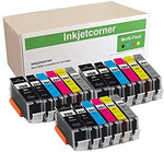 Inkjetcorner Compatible Ink Cartridges Replacement for PGI-250XL CLI-251XL 250XL 251XL for use with iP8720 MG7120 MG7520 MG6320 (18 Pack)