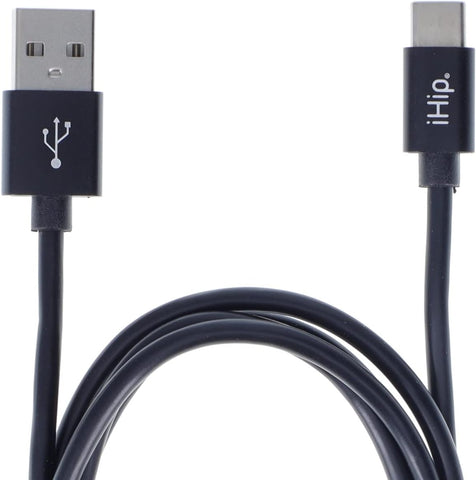 Zeikos iHIPP07 iHip 3 Foot PVC Black Cable Type-C for Android