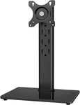 TAVR Single Monitor Stand VESA Mount for 13-32 Inch Screens, Free-Standing Monitor Riser with Swivel Tilt Rotation Height Adjustable, VESA Monitor Mount Hold up to 22 lbs, VESA 75x75 100x100 mm