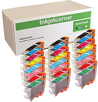 Inkjetcorner Compatible Ink Cartridges Replacement for CLI-8 for use with Pro9000 Mark II (24-Pack)