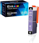 E-Z Ink (TM Compatible Ink Cartridge Replacement for Canon CLI-281XXL CLI 281 XXL to use with PIXMA TS8120 TS9120 (Photo Blue, 1 Pack)