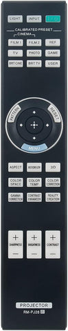 ALLIMITY RM-PJ28 Replaced Remote Control Compatible with Sony Video Projector RMPJ28 VPLVW285ES VPL-XW5000ES VPL-VW295ES VPLVZ1000 VPLVZ1000ES VPLHW45ES VPL-VW260ES VPL-VW285ES VPL-VZ1000 VPL-HW45ES