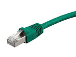 Monoprice Cat6A Ethernet Patch Cable - 50 Feet - Green | Network Internet Cord - RJ45, 550Mhz, STP, Pure Bare Copper Wire, 10G, 26AWG