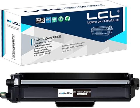 LCL Compatible Toner Cartridge Replacement for Brother TN227 TN223 TN-227 TN-223 TN227BK TN223BK TN-227BK 3000 Pages HL-L3210CW HL-L3230CDW HL-L3270CDW HL-L3290CDW MFC-L3710CW (1-Pack Black)