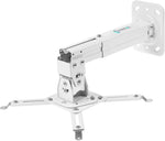 ONKRON Universal Ceiling Projector Mount Height Adjustable Mounting Bracket up to 22 LBS White K3A