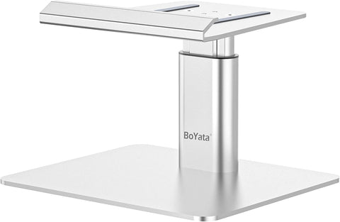 BoYata Monitor Stand, Adjustable Height Aluminum Alloy Monitor Riser Computer Holder Compatible for iMac, iMac Pro and Other Screen Display