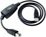 USB 2.0 A to B Extension Cable for Printer Scanner high Speed usb2.0 Signal Amplifier 5m (16.4 ft)