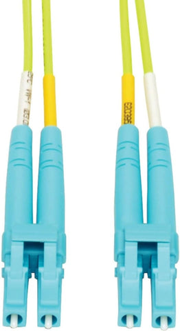 Tripp Lite LC to LC Multimode Duplex Fiber Optics Patch Cable, 100Gb, 50/125, OM5, LC/LC Male, 3 Meter (N820-03M-OM5)