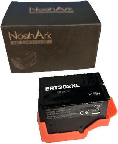 NoahArk 1 Packs 302XL Remanufacture Ink Cartridge Replacement for Epson 302 302XL T302 T302XL High-Capacity use for Epson Expression Premium XP-6000 XP-6100 Printer (1 Black)