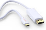 Cubilux 4K@120Hz USB C to DisplayPort 1.4 Cable Compatible with Samsung DEX S22/S21/S20 Note 20/10 Tab S8/S7/S6, iPad Pro/iPad Air 4, M1 MacBook, ThinkPad Legion Dell XPS 13/15/17 HP Spectre, 6 Feet