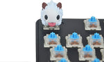 Poro King LOL Mechanical Keyboard Keycap Gaming Keycap Personality Keycap DIY Handmade Keycap Artisan keycap for Mechanical Keyboard(Cherry switches)