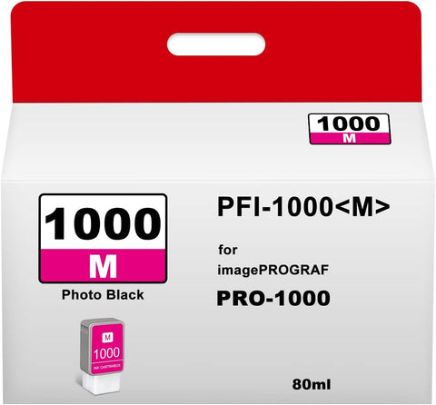 PFI-1000 Magenta Individual Ink-Tank, Compatible with CanonInk Lucia PRO PFI1000 PFI-1000M for Canon imagePROGRAF PRO-1000 Printer