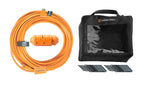 Tether Tools TetherBoost Pro USB-C Right Angle Cable System 31 ft. (9.4m) with Core Controller, & TetherGuard Extension Lock (USB-C to Micro-B Right Angle)- Orange