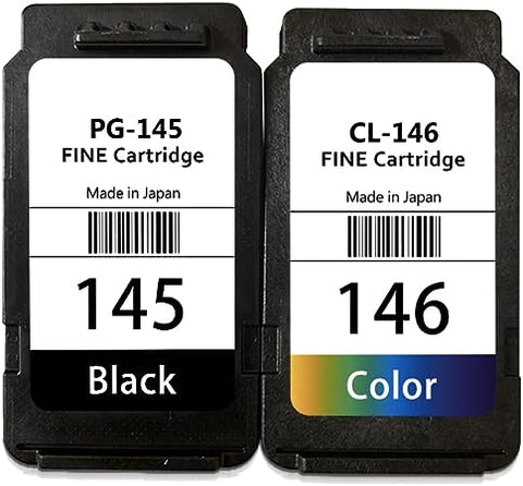 Weizhiya for Canon PG-145 CL-146 Ink Cartridges Pixma iP2810 MG2410 MG2510 MG2910 MG3010 Printer Black and Tri Color Standard