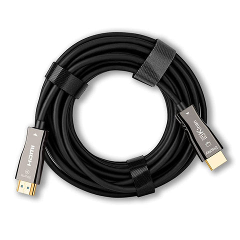 Kinan Fiber Optic HDMI Cable 33ft 4K@60Hz,18Gbps Extra Long HDMI Cable,Support ARC HDR HDCP2.2 3D Dolby Vision for Blu-ray/HDTV/Projector,Slim and Flexible HDMI Cable Long