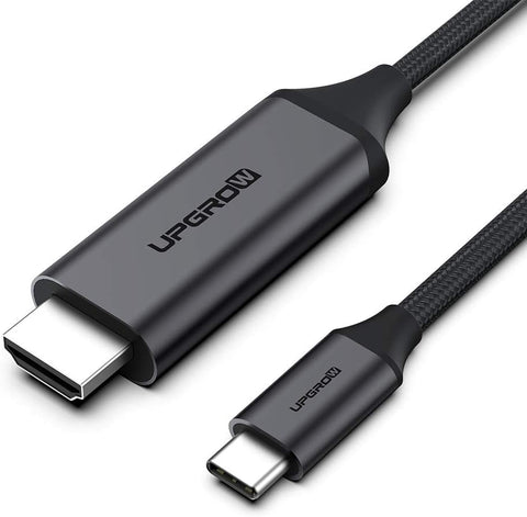 Upgrow USB C to HDMI Cable 6FT 4K@60Hz USB Type C to HDMI Cable for MacBook Pro MacBook Air iPad Pro iMac ChromeBook Pixel (UPGROWCMHM6)