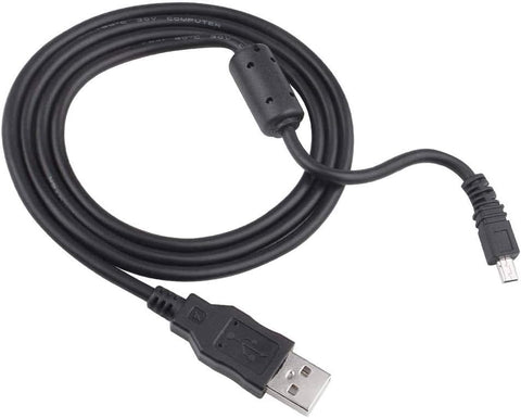 Replacement USB Cable 8Pin Camera Transfer Data Sync Charging Cord Compatible with Pentax DL, K100D, K10D, K110D, M 30, Optio 33WR, Optio 43WR and More (4.9ft)