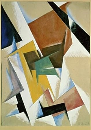 Posterazzi Room Construction 1921 Liubov Popova (1889-1924 Ink with watercolor Russian State Museum St Petersburg Poster Print, (24 x 36)