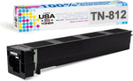 MADE IN USA TONER Compatible Replacement for use in Konica Minolta bizhub 758, 808, TN-812 (Black, 1 Cartridge)