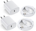 iPhone 14 13 12 Fast Charger, [Apple MFi Certified] 2 Pack 20W Type C Fast Charging Block with 10FT Long USB C to Lightning Cable Compatible for iPhone 14 13 12 11 Pro Max XS XR X 8, iPad, AirPods Pro