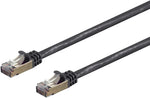 Monoprice Cat7 Ethernet Network Patch Cable - 5 feet - Black | 26AWG, Shielded, (S/FeetP) - Entegrade Series