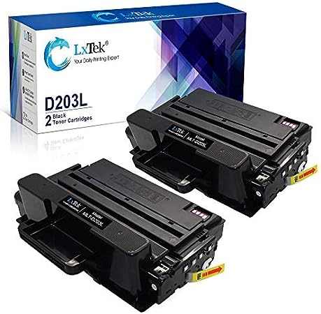 LxTek Compatible Toner Cartridge Replacement for Samsung 203 203L MLT-D203L to use with ProXpress SL-M4020ND SL-M4070FR SL-M3320ND SL-M3870FW SL-M3370FD SL-M3820DW Printer (2 Black, High Yield)