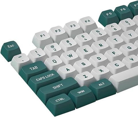 Keycap, PBT Injection molding, 148 Keys, CSA Ball Cap Height, Suitable for 61-108 Keys (Emerald)