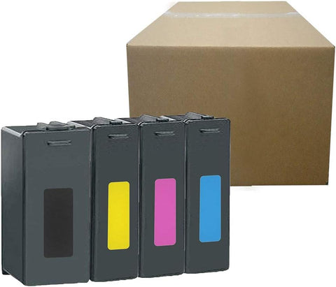 Inktoneram Compatible Ink Cartridges Replacement for Lexmark 100XL Genesis S815 Impact S305 Interact S605 INTERPRET S405 Intuition S505 Pinnacle PRO901 PRO905 ([Black,Cyan, Magenta, Yellow], 4-Pack)