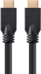 Monoprice HDMI Cable - 20 Feet - Black (No Logo) High Speed, 4K@60Hz 10.2Gbps, 24AWG, CL2, Compatible with UHD TV and More - Commercial Series