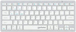 Manhattan Small Bluetooth Wireless Keyboard - Dual Modes of 2.4G + Bluetooth 4.2 - Connects Up to 3 Devices – Slim Mini Size – for Tablet, Mac, iPad, Android, Windows –3 Yr Mfg Warranty –180559