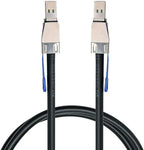 Xiwai External Mini SAS HD SFF-8644 to Mini SAS High Density HD SFF-8644 Data Server Raid Cable 50cm 12Gbps