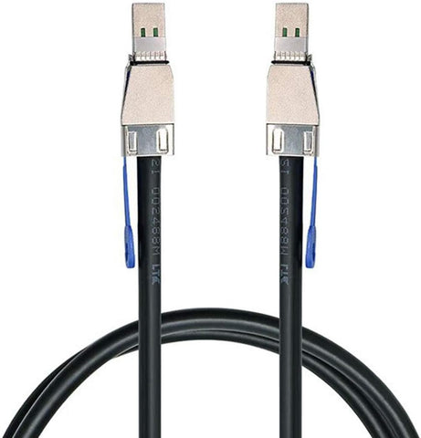 Xiwai External Mini SAS HD SFF-8644 to Mini SAS High Density HD SFF-8644 Data Server Raid Cable 50cm 12Gbps