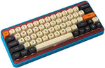 Idobao Carbon Ma Keycaps Kits Thick Pbt with 104 61 Keys with supplementary Keys Dye-subbed Pbt Material Keycaps Suits for 60% 65% 75% Tkl 104% Layout Mechanical Keyboard (60%Layout Kits)
