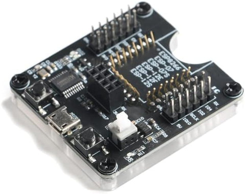 JESSINIE ESP8266 Burner Development Board Test Frame Module Downloader Support for ESP-12F ESP-07S ESP-12E ESP-01S ESP12S ESP-01 Flash Download Tool Test Board Code Burner