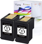 V-Surink High-Yield Ink Cartridges Replacement for Hp 65 65XL Compatible with Deskjet 3755 2655 3720 3722 3752 3758 2652 2624 Envy 5010 5020 5055 5052 Printer (2 Black)