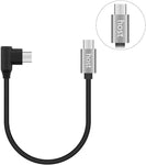 Geekria QuickFit Micro-USB OTG Short Charger Cable, Compatible with Wireless Behind-Neck in-Ear Headphones Charger, Micro-USB to Micro-USB Replacement Power Charging Cord (1 ft / 30 cm)