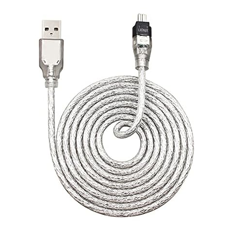 LIONX New Data DV Cable USB to IEEE 1394 4 Pin Firewire Adapter High PC