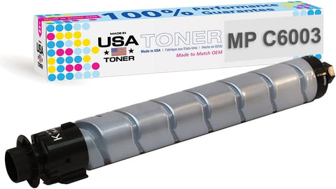 MADE IN USA TONER Compatible Replacement for Ricoh MP C6003 MP C4503 MP C5503 MPC6004 841849 (Black, 1 Cartridge)