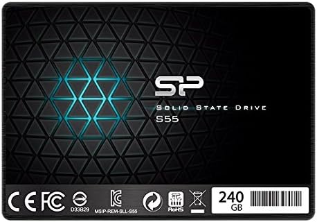 Silicon Power S55 240GB 2.5" 7mm SATA III Internal Solid State Drive SP240GBSS3S55S25