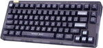 IDOBAO Black Crystal Transparent Cherry Profile ABS Customized Keycaps Kit (OB)