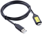 SUC-C3 Cable Replacement USB Data Transfer Charging Cord Compatible for SUC-C5/C7 CB20U05A/B EA-CB20U12/EP CB20U05A Samsung Digimax Digital Cameras EX, L, WB, S, SL, ST, SH, P, PL Series (4.9ft)