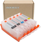 INKWAY Pgi-270 Cli-271 Pgi-270XL Cli-271XL Refillable Ink Cartridge Replace for Canon MG6820 MG6821 MG6822 MG5720 MG5721 MG5722 MG7720 TS5020 TS6020 Printer