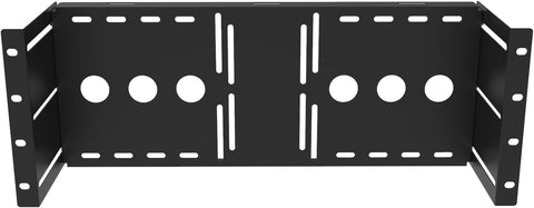 JINGCHENGMEI 4U Universal VESA LCD Monitor Mounting Bracket for 19 inches Server Rack or Cabinet, Black (MMB)
