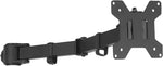 WALI Single Monitor Arm, Fully Adjustable Pole Mount Bracket for WALI Monitor Mounting System (001ARM), Black