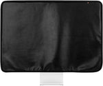 Monitor Dust Cover for iMac 24”, TXEsign PU Leather Protective Screen Dust Cover Sleeve with Rear Pocket Compatible with iMac 24 inch (24 Inch, Black)