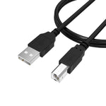 USB Printer Cable Cord Compatible with HP Laserjet Pro M404dn,Canon PIXMA IP8750 IP8720,Dell, Epson, Lexmark, Xerox,Brother, and More(10ft)