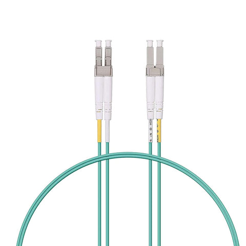 Alwong OM3 Fiber Optical Cable, LC to LC Duplex, 10 Gbps Multi-Mode Patch Cord 50/125 LSZH, 10m/32.81ft