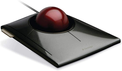 Kensington Slimblade Trackball Graphite W/Ruby Red Trackball Kmw72327