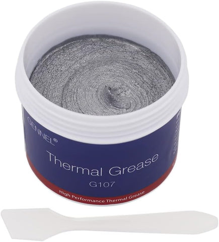 GENNEL G107 100Grams Silver High Performance Thermal Paste, Thermal Conductive Compound Grease, Heatsink Paste for CPU GPU LED IC PS4 Xbox Ovens