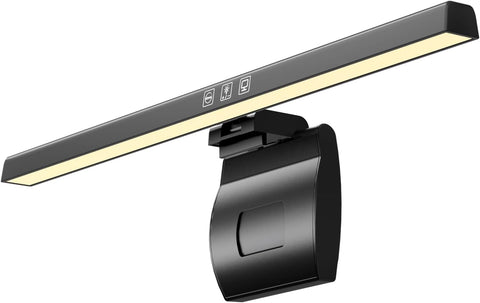 Kaulsoue Monitor Light Bar for Computer Laptop, E-Reading Screen Light Bar with Touch Control, No Glare Eye Care Monitor Lamp with 3 Color Modes, USB Powered LED Desk Lamp for Office/Home/Study